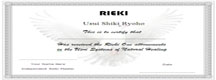 Reiki Certification Photo